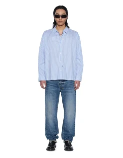 Lanley Long Sleeve Shirt Ocean Stripe