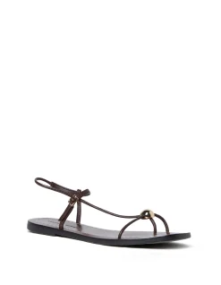 LARA STRAPPY FLAT SANDAL WITH BALL