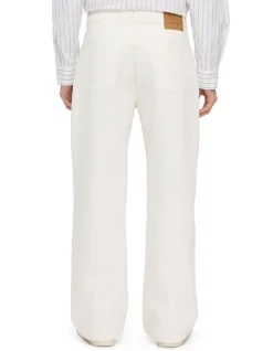 Large Fit Wide Leg Denim Jeans