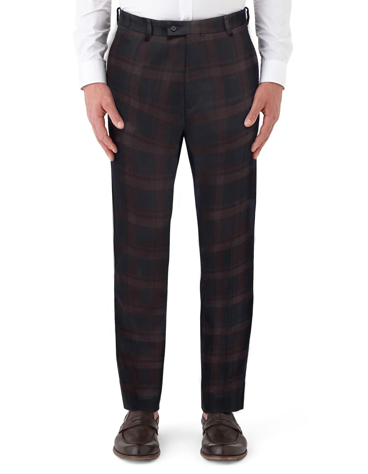Large Check Suit Trouser