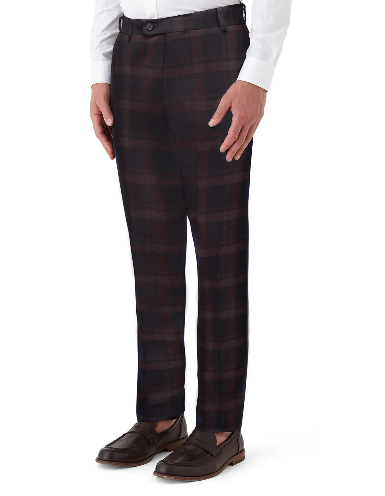Large Check Suit Trouser