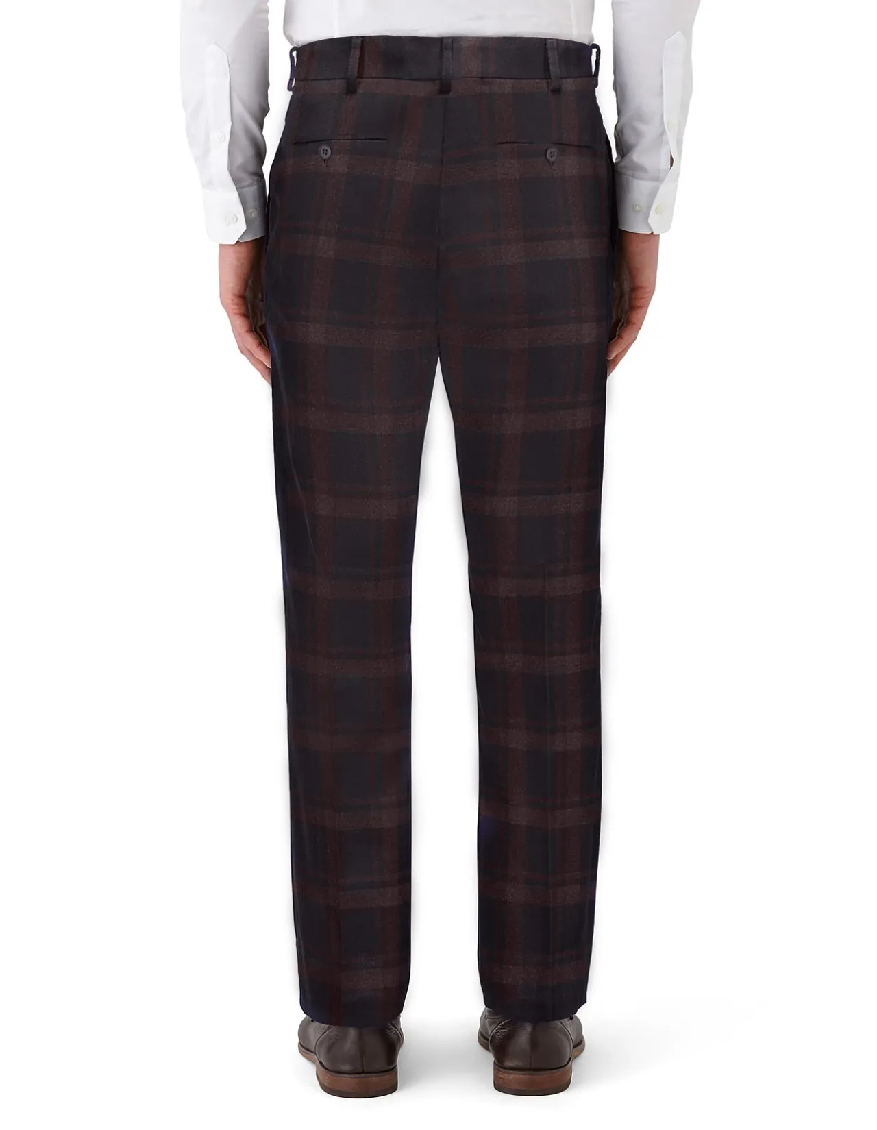 Large Check Suit Trouser