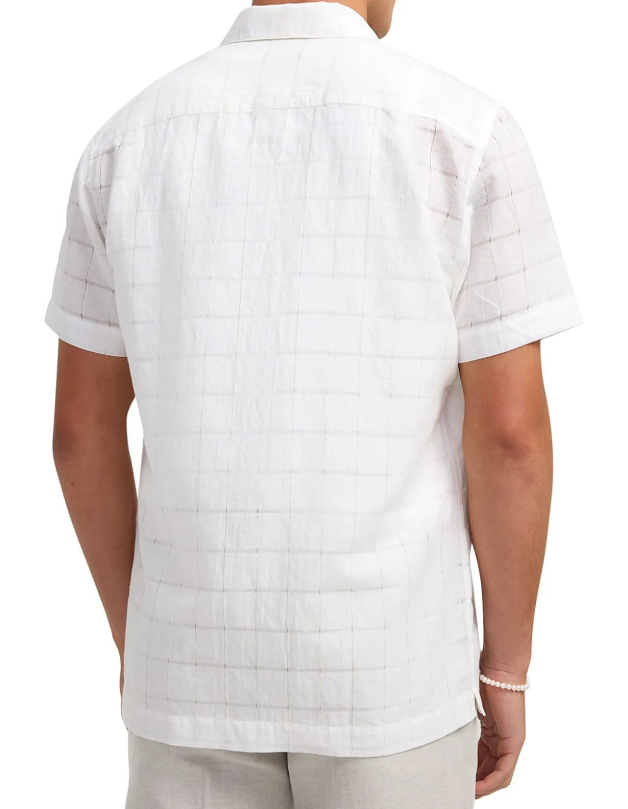 LATTICE CHECK SHORT SLEEVE SHIRT