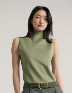 LAURA STRETCH KNIT TOP