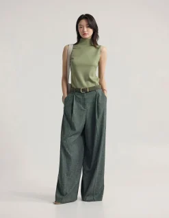 LAURA STRETCH KNIT TOP
