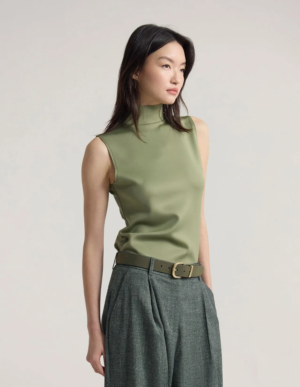 LAURA STRETCH KNIT TOP