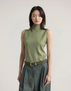 LAURA STRETCH KNIT TOP