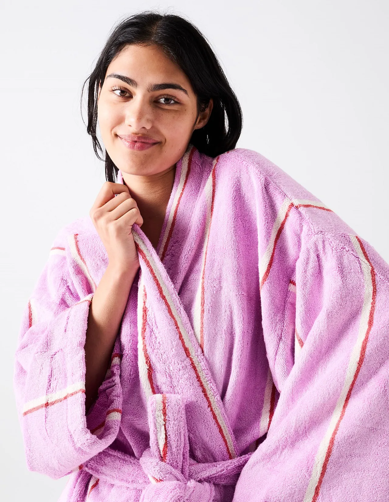 LAV FIELDS STP Bamboo Terry Bath Robe