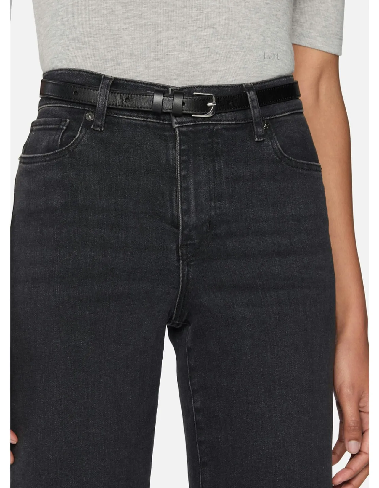 Le Slim Palazzo High Rise Wide Leg Jeans
