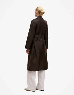 Leather Trench Coat