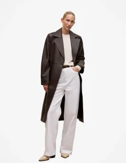 Leather Trench Coat