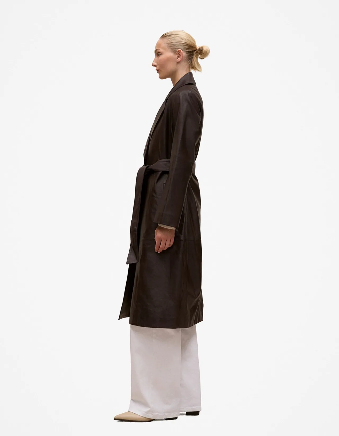 Leather Trench Coat