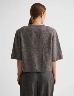 LEETA WOOL KNITTED T SHIRT