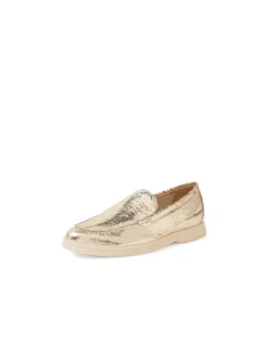 Lemmy Pale Gold Mosaic Loafers