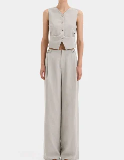 Leone Vest with Tortoiseshell Buttons