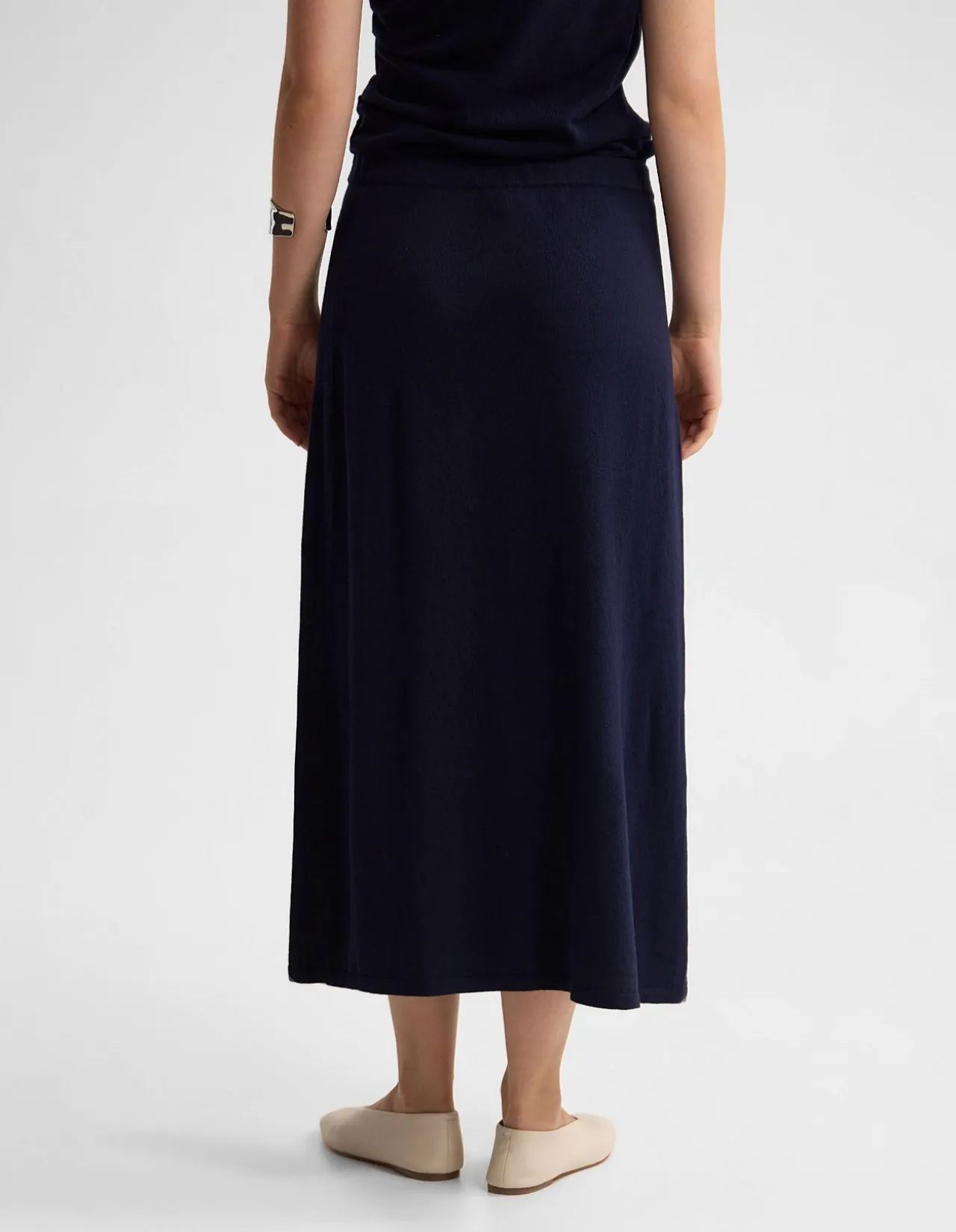 LEONIE CASHMERE BLEND KNITTED SKIRT