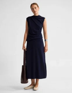 LEONIE CASHMERE BLEND KNITTED SKIRT
