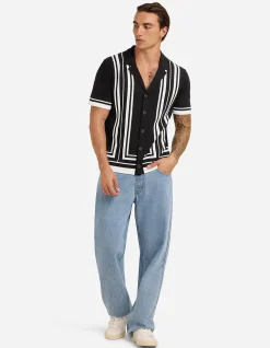 LEVON SHORT SLEEVE KNIT SHIRT