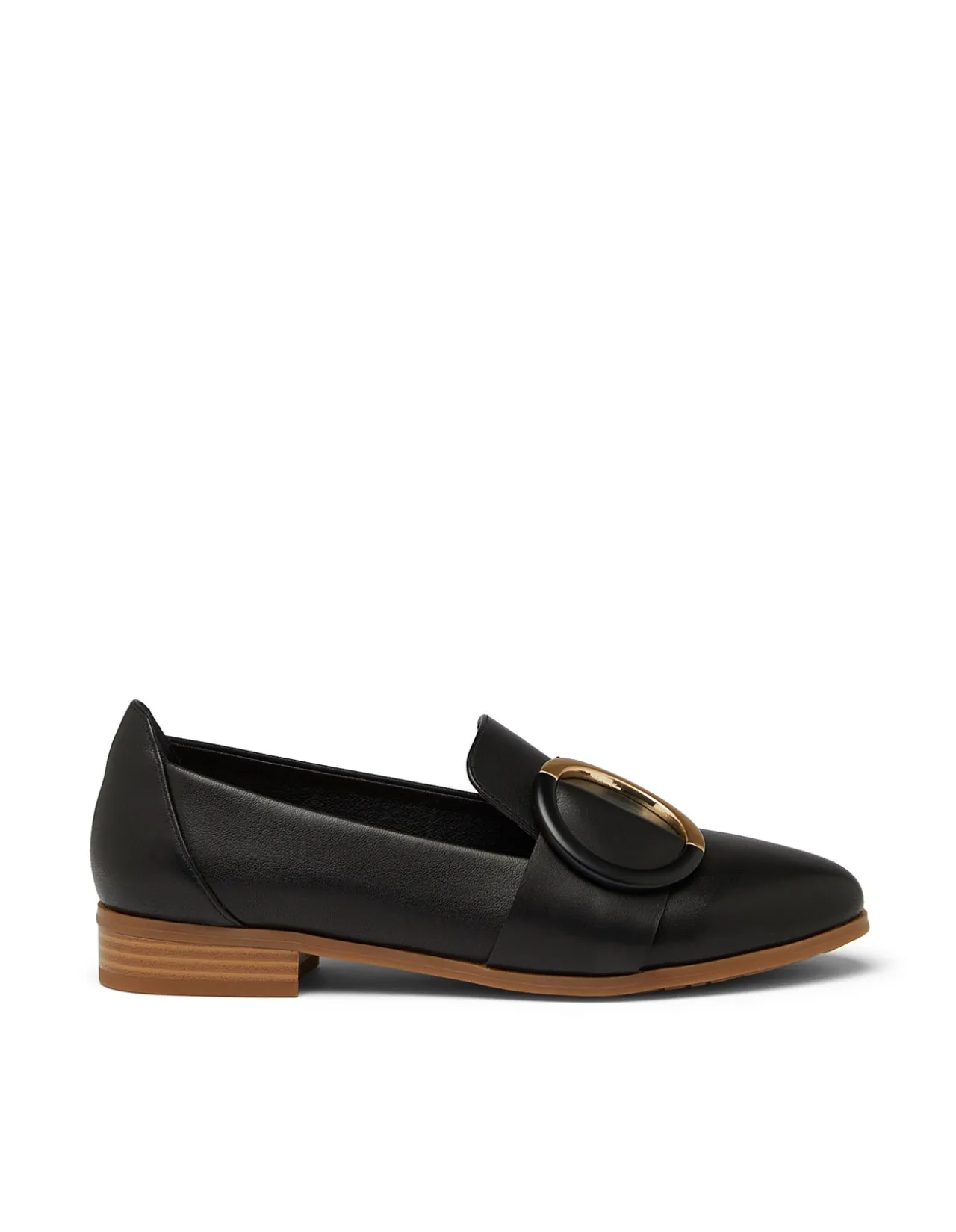 Lexy Shoe with Gold Trim Detail