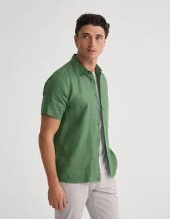 LEYTON SS EUROPEAN LINEN SHIRT