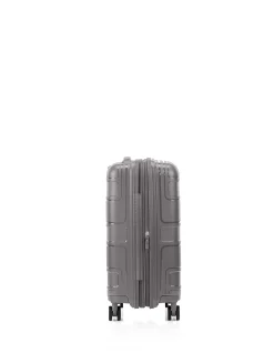 Light Max 55cm Expandable Small Carry-On Suitcase Mercury Grey