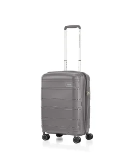 Light Max 55cm Expandable Small Carry-On Suitcase Mercury Grey