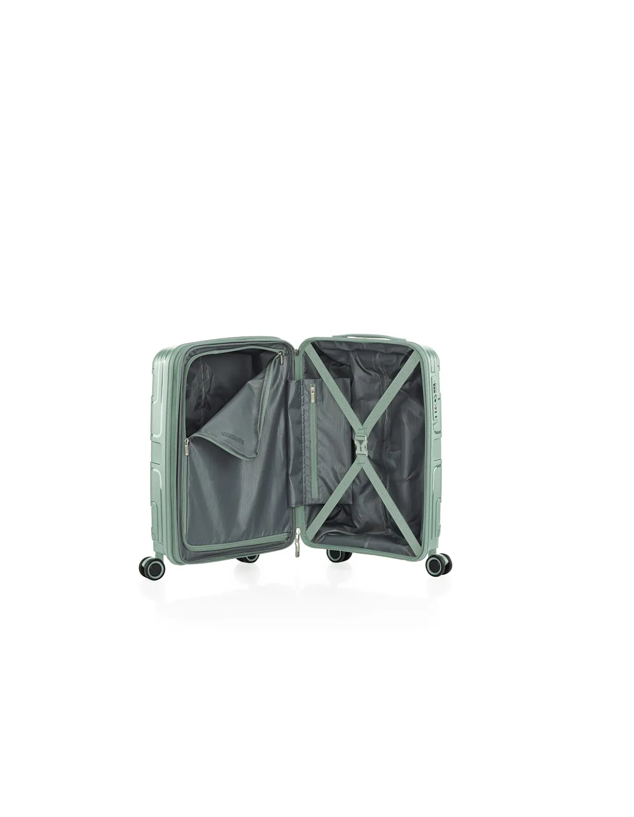 Light Max 55cm Expandable Small Carry-On Suitcase Urban Green