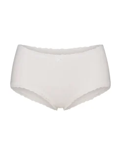 LIGHTWEIGHT COTTON LACE TRIM BOYSHORT