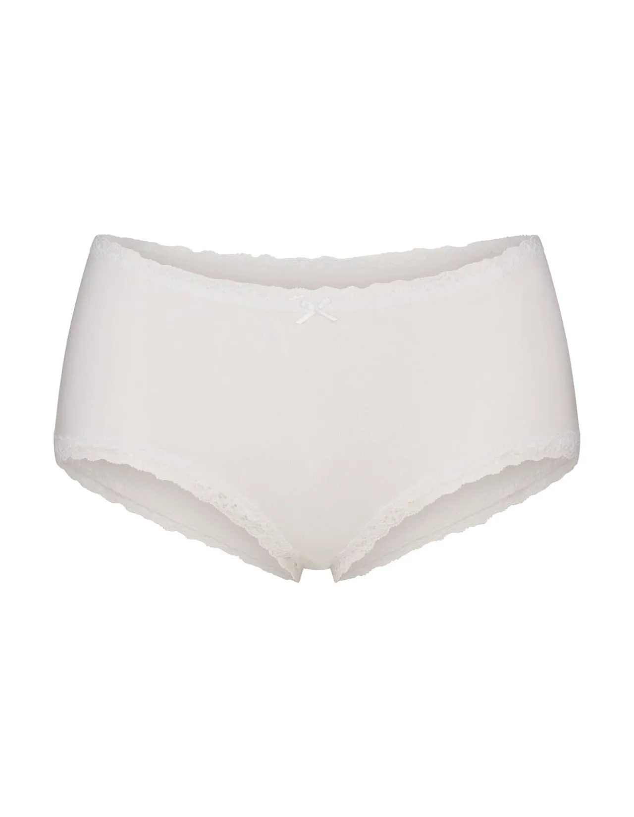 LIGHTWEIGHT COTTON LACE TRIM BOYSHORT