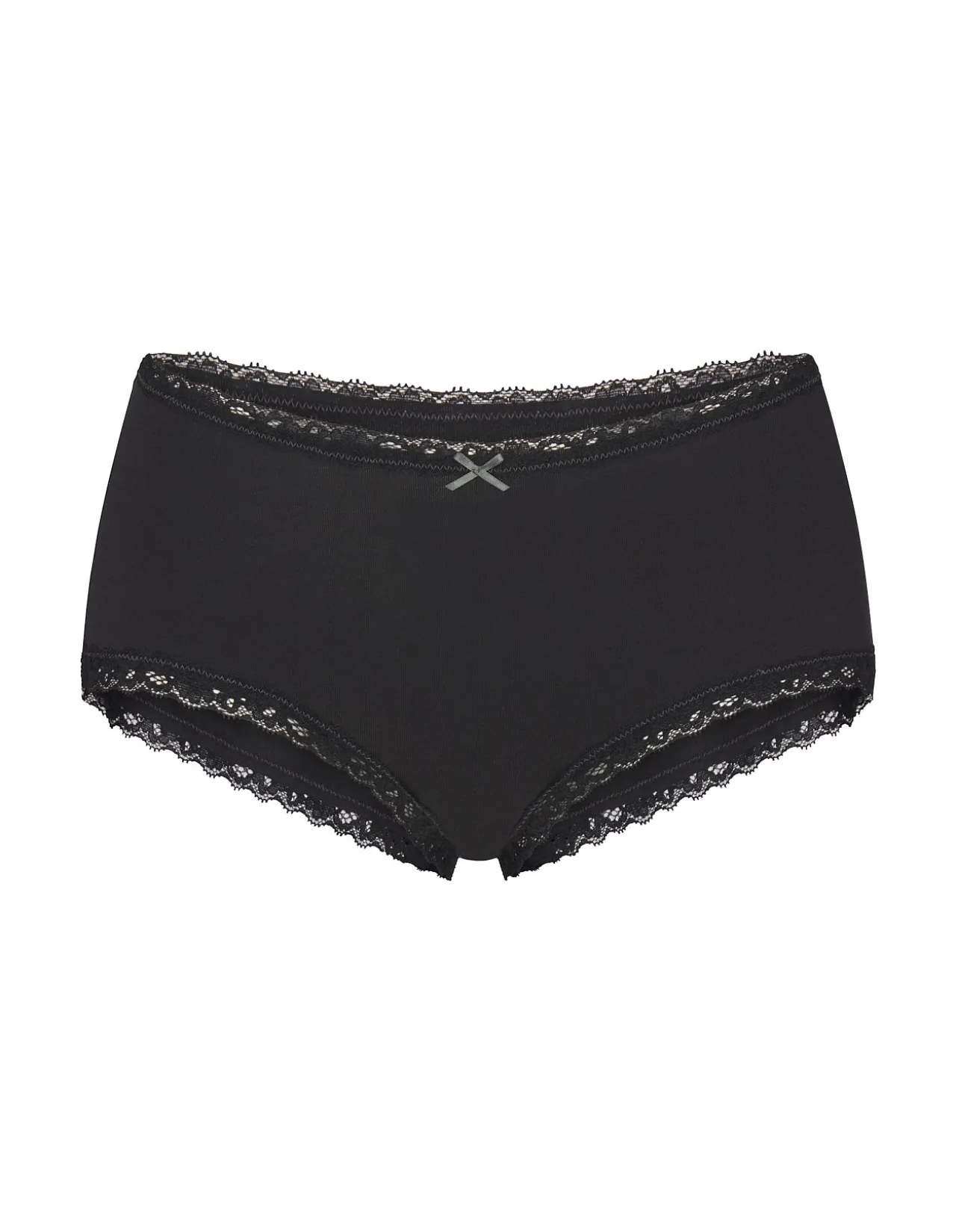 LIGHTWEIGHT COTTON LACE TRIM BOYSHORT
