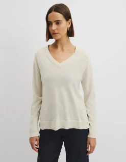 Lightweight Merino Wool V-Neck Knit