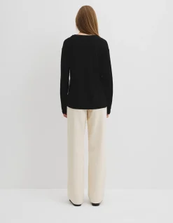 Lightweight Merino Wool V-Neck Knit