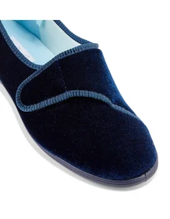 Lillian Plain Adjustable Velcro Slipper