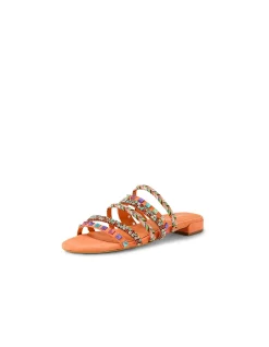 Linea Jewel Strap Multi Color Slide Sandals