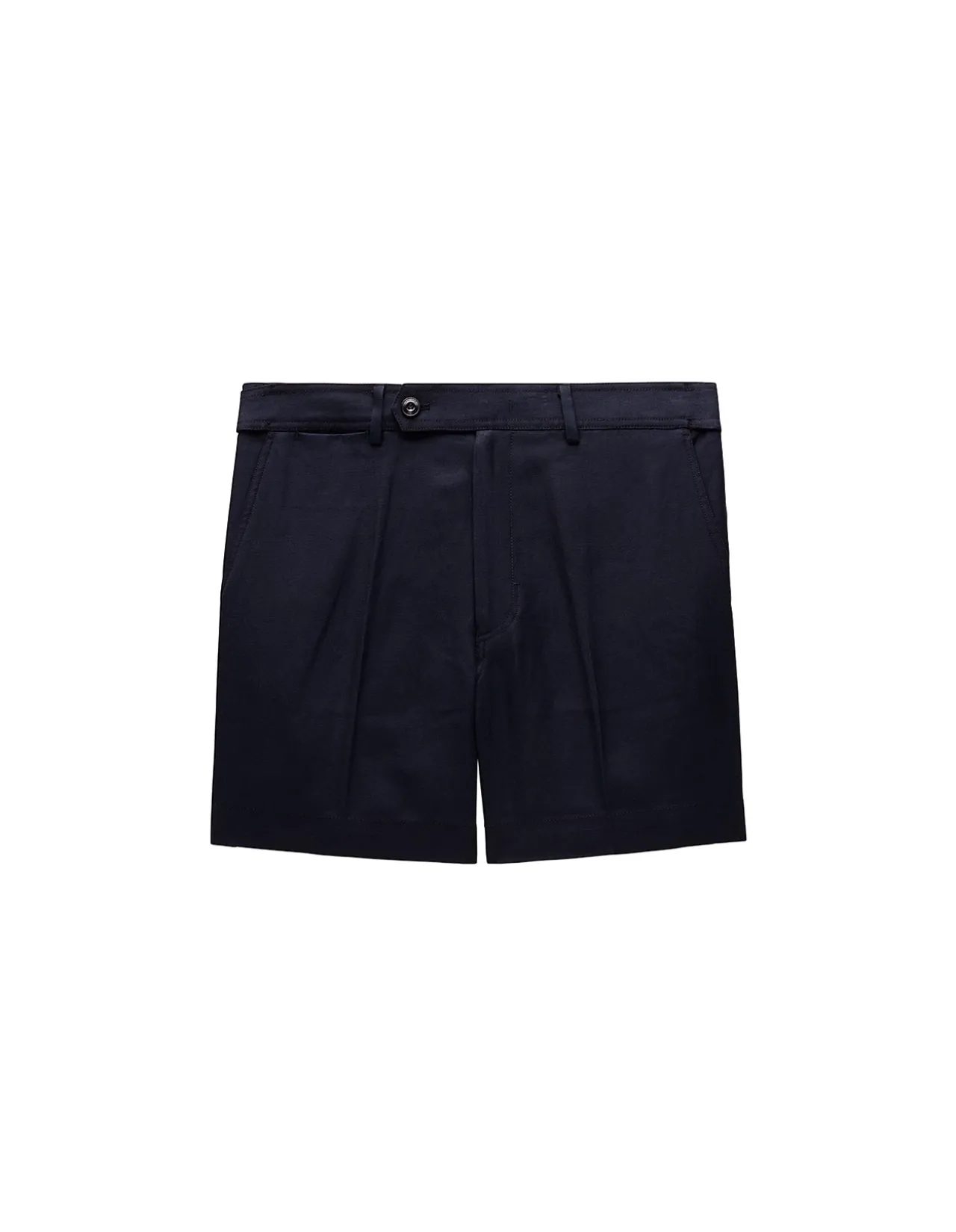 LINEN BLEND SHORTS