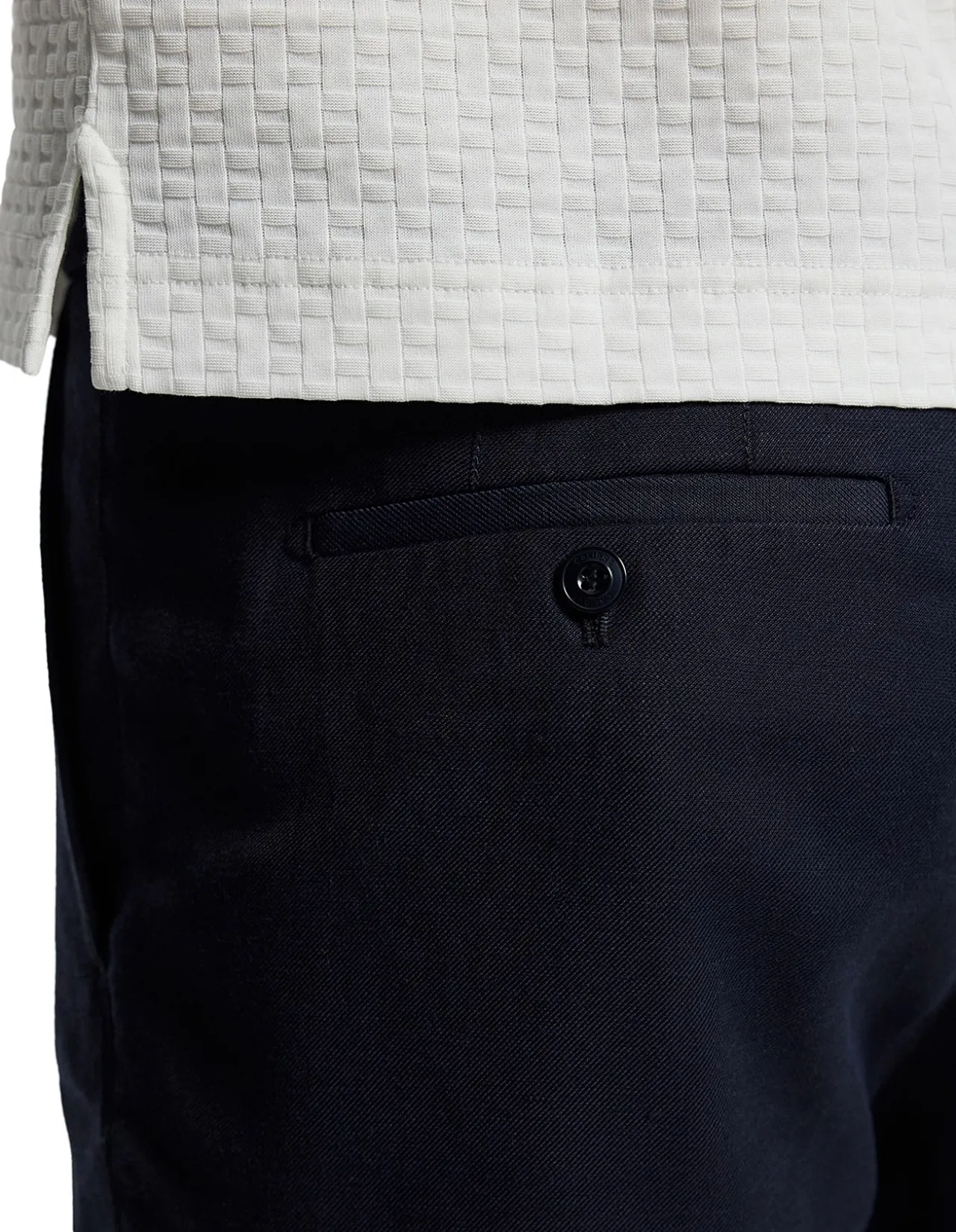 LINEN BLEND SHORTS