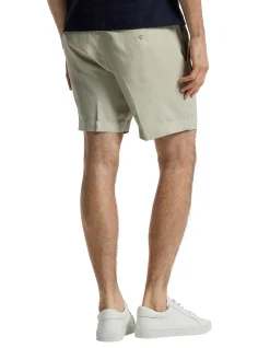 LINEN BLEND SHORTS