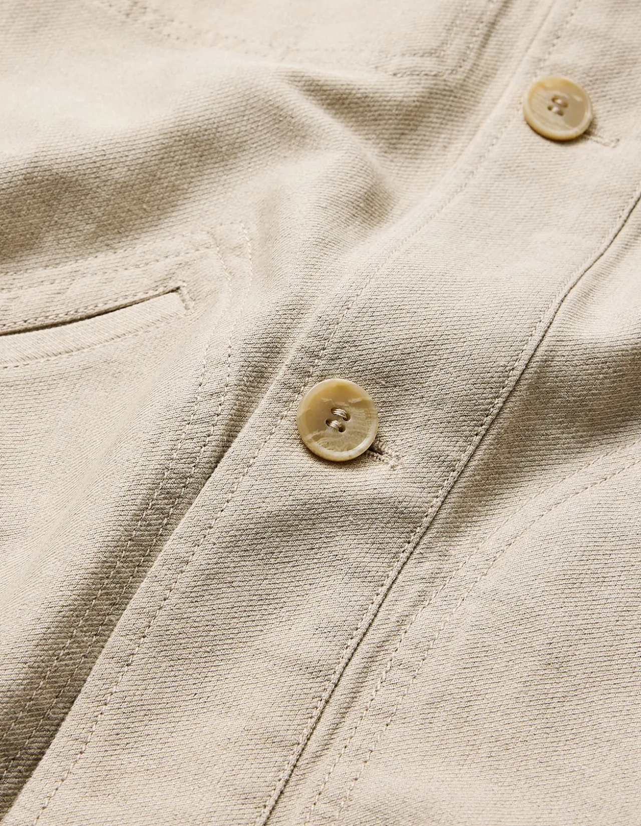 LINEN COTTON SHIRT JACKET
