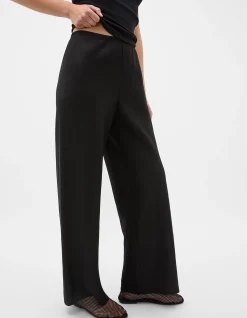 LINEN EASY WIDE LEG PANT