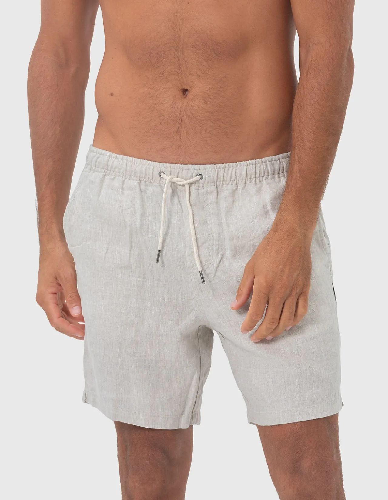 LINEN SHORTS