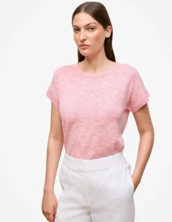 Linen Cotton Mouline Relaxed T-shirt