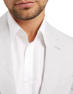 Linen Cotton Twill Suit Jacket
