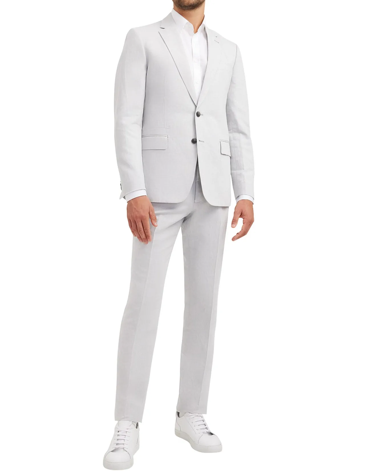Linen Cotton Twill Suit Jacket