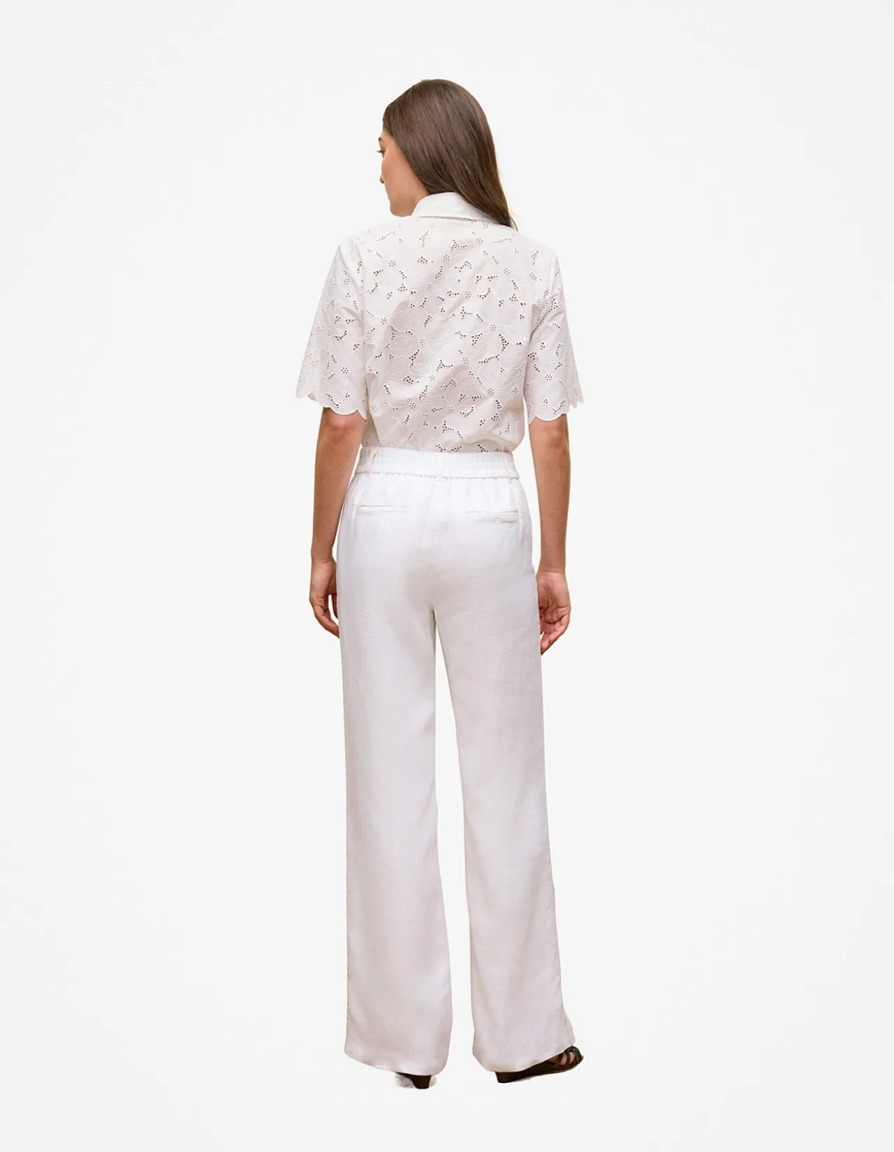 Linen Pintucked Pant