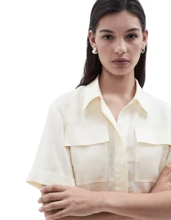 LINEN RESORT SHIRT