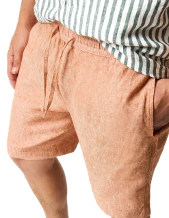 LINEN 9" RESORT SHORT - YAM