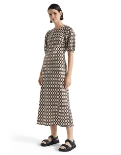 LINEN RETRO SLIP DRESS