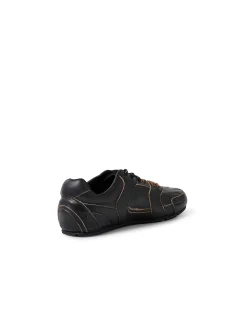 Lissel Contrast Stitch Leather Sneakers