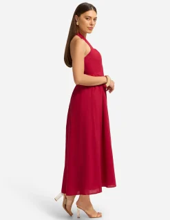 LOCKLEA MIDI DRESS