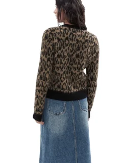 LOFTY INTARSIA CREW NECK KNIT